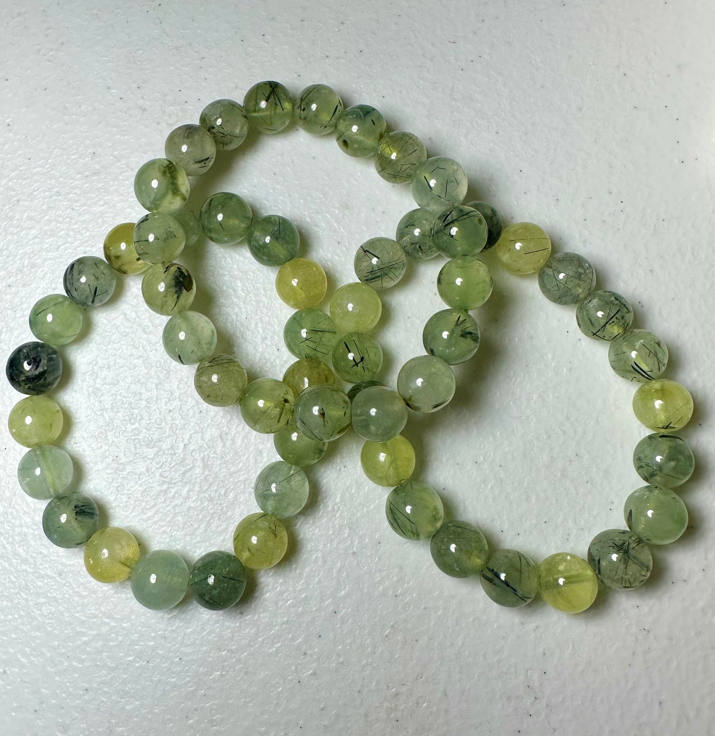 Prehnite Epidote Bracelets