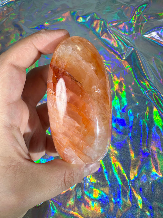 Rainbow Fire Quartz Freeform