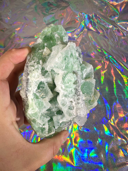 XL Cubic Sugar Fluorite