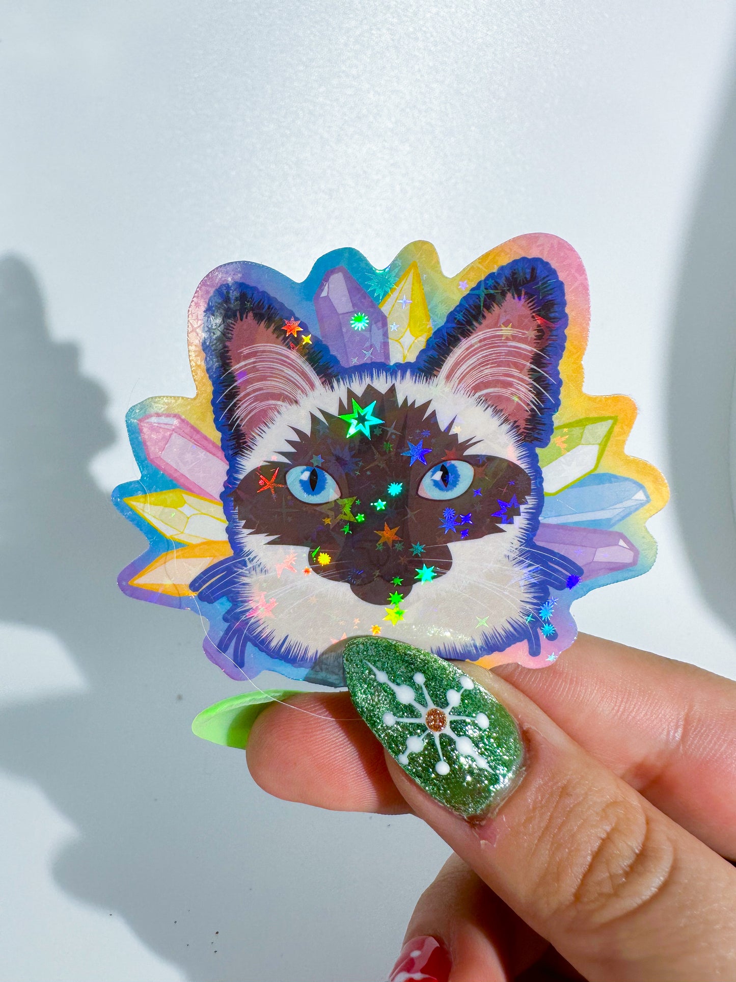 Holographic Miss Piggy Sticker