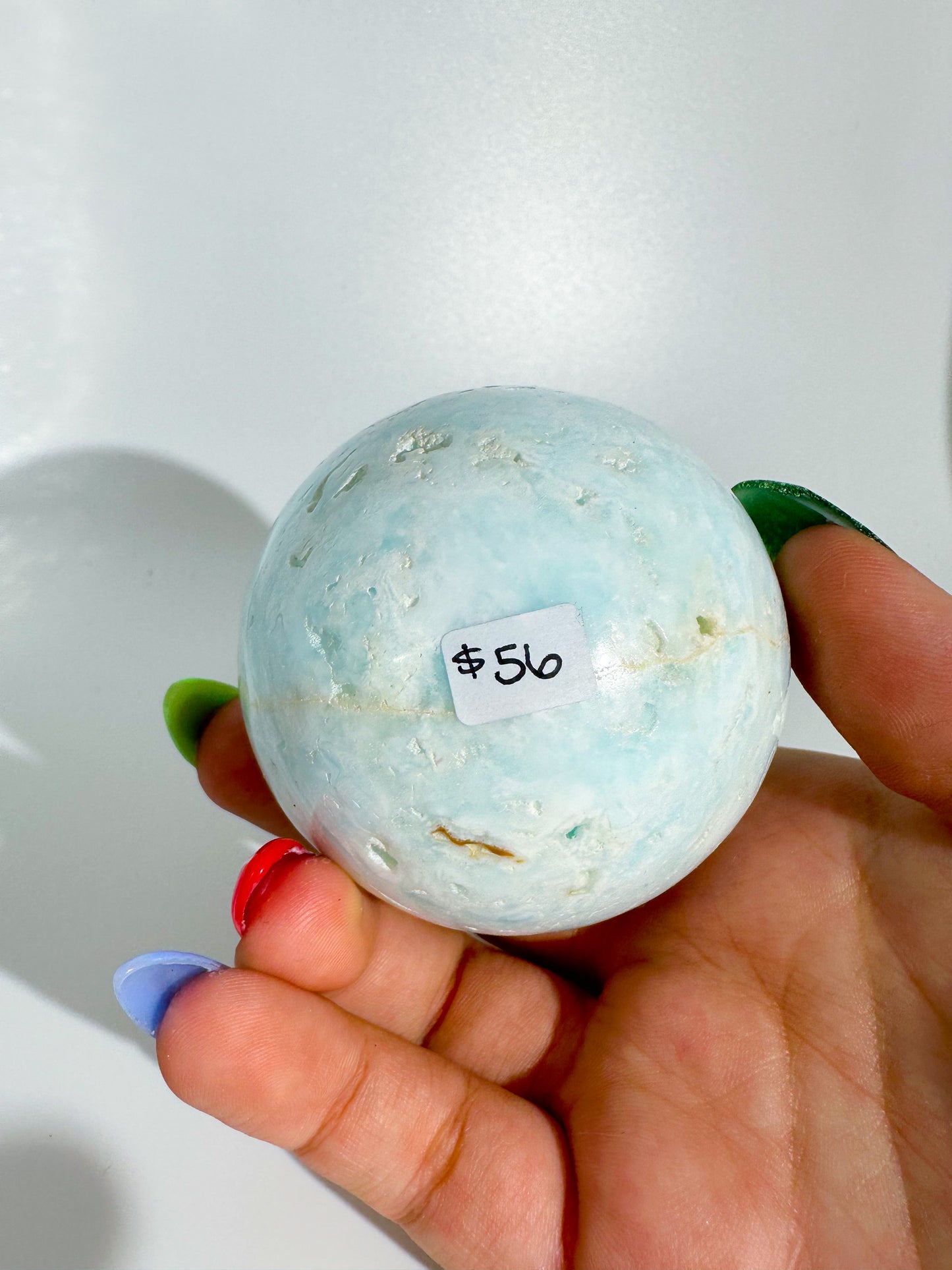 Druzzy Seafoam Calcite Sphere