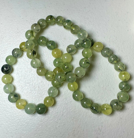 Prehnite Epidote Bracelets