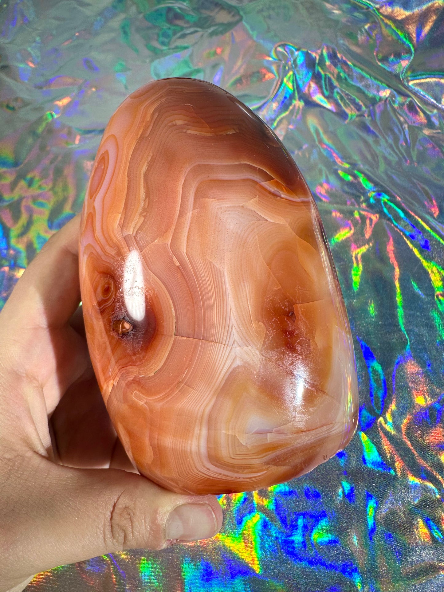 Chunky Banded Carnelian Freeform