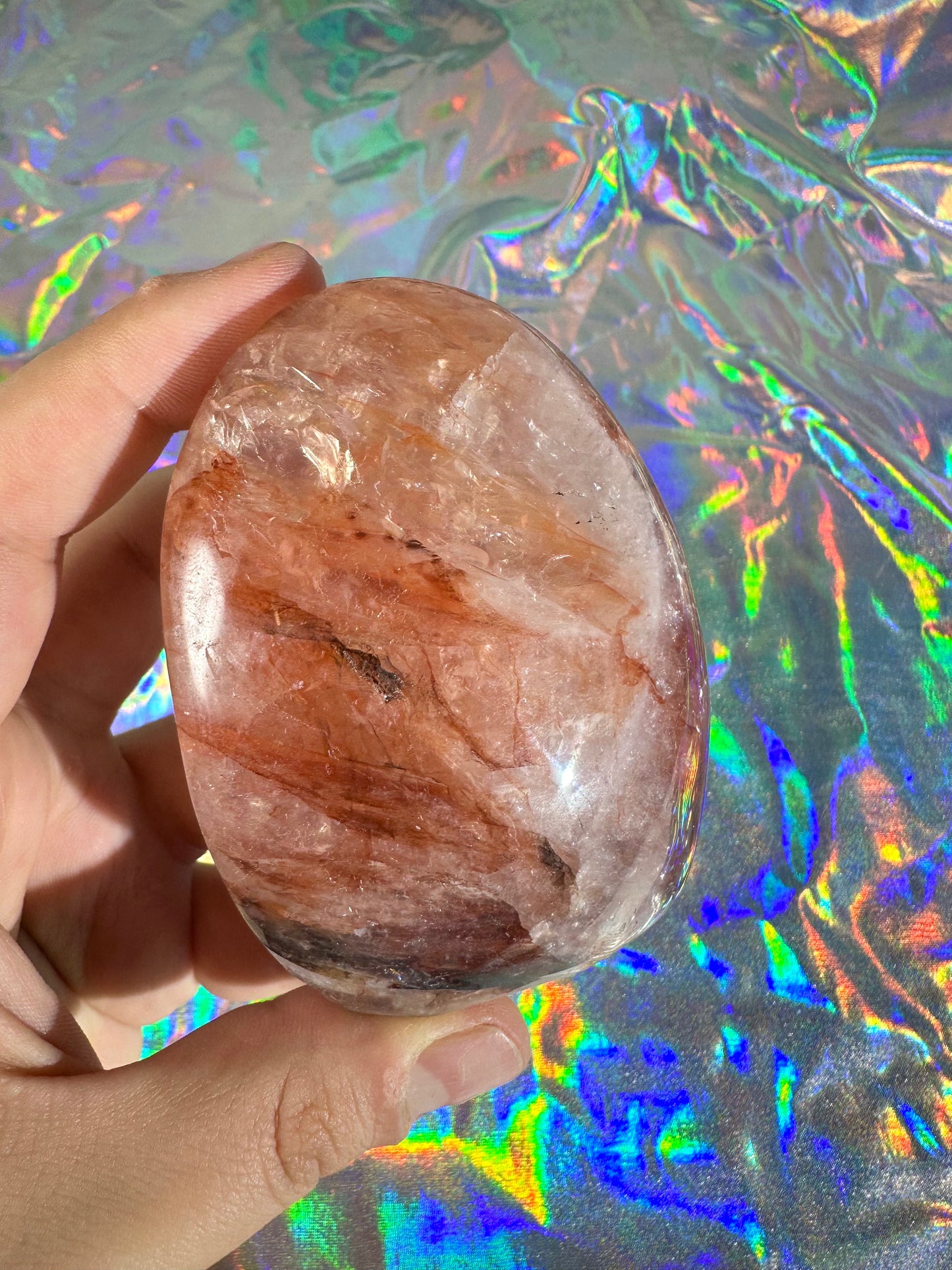 Rainbow Fire Quartz Freeform