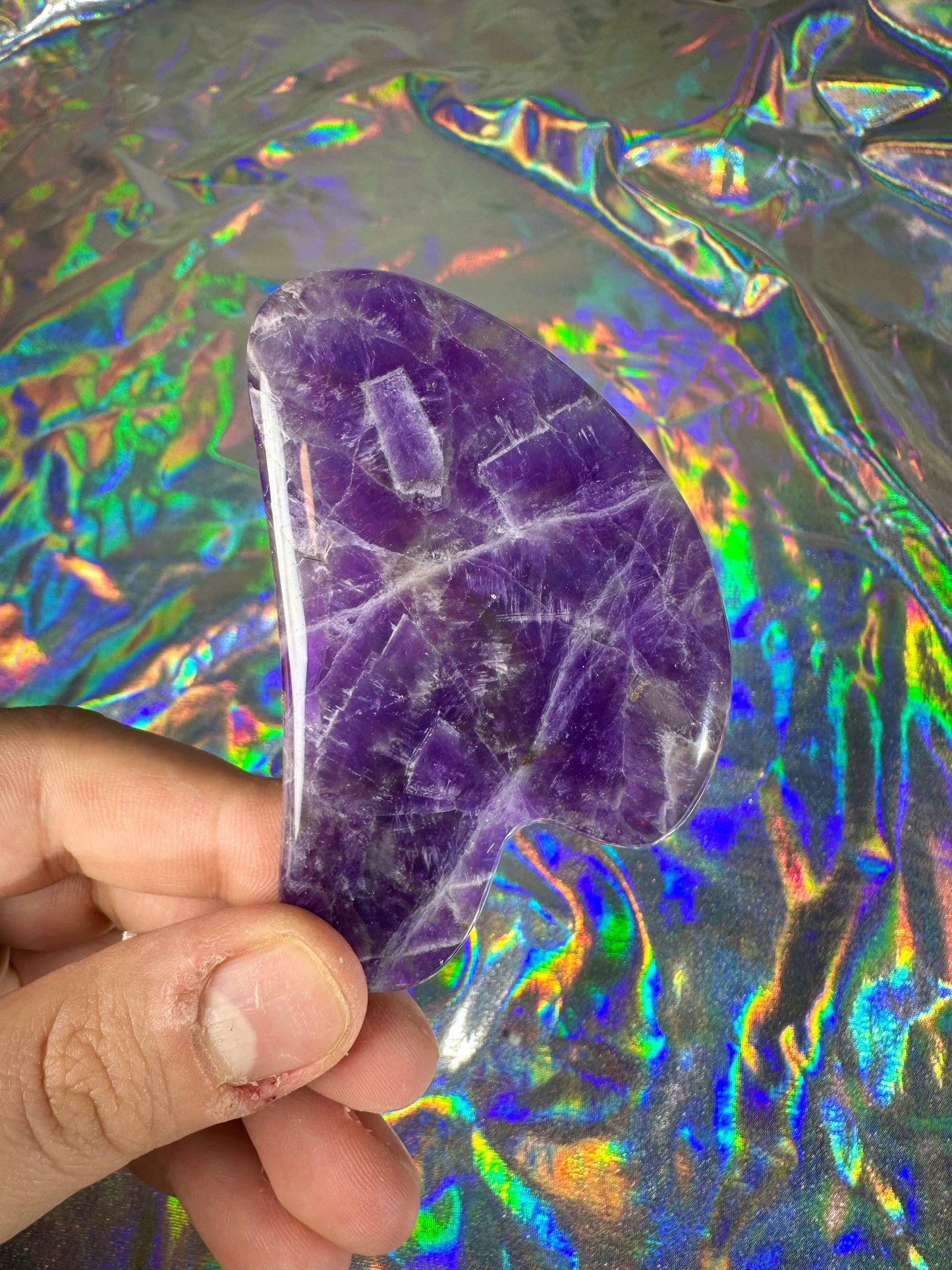 Amethyst Gua Sha