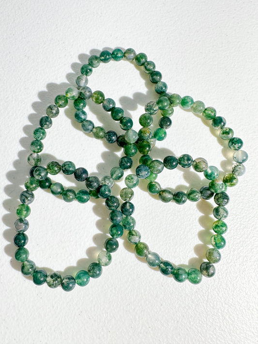 Moss Agate Bracelets