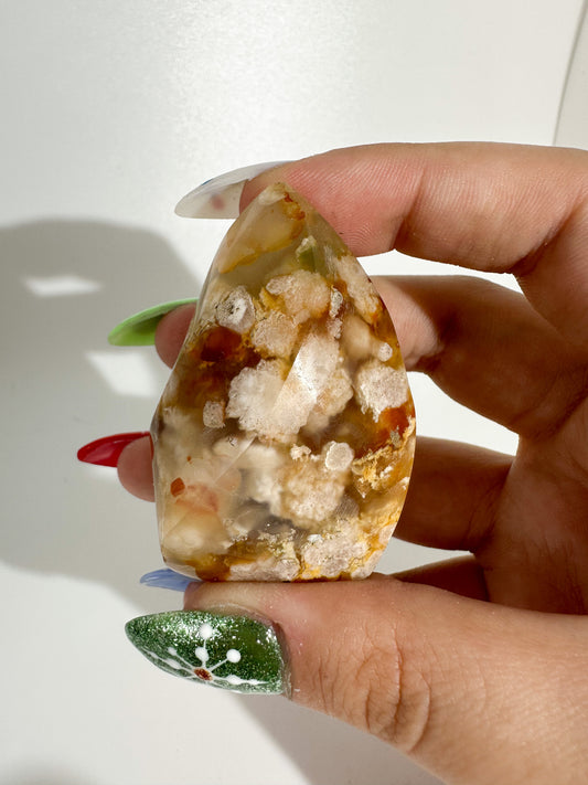 Flower Agate Flame