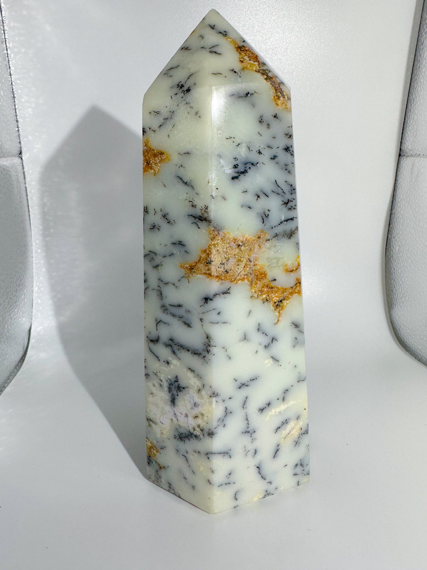 XL Dendritic Opal Tower