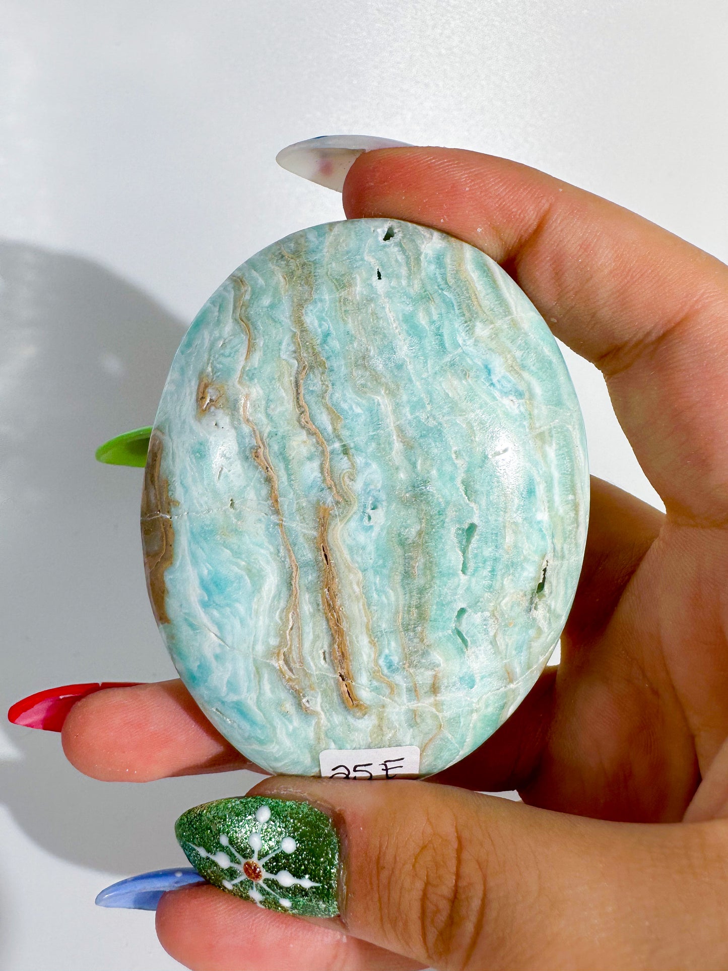 Blue Aragonite Palm (E)