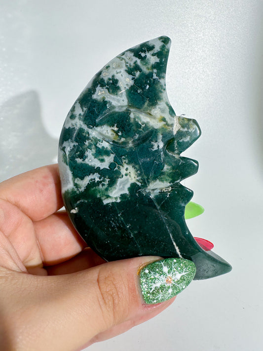 Moss Agate Moon