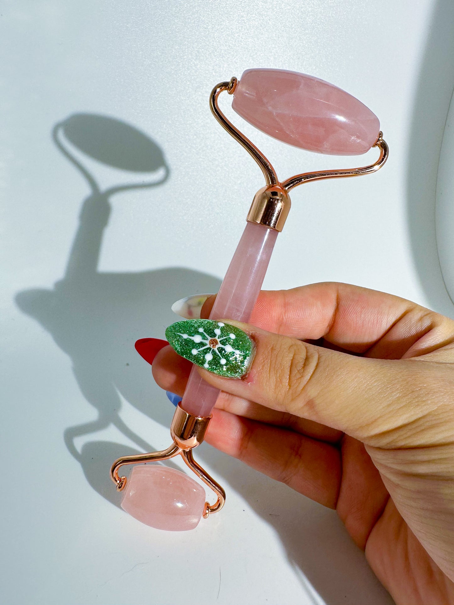 Rose Quartz Facial Roller